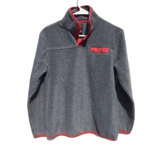 Gap Kids Fleece grey red XXL 14/16 boy pullover